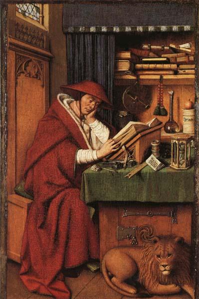 Jan Van Eyck Hl.Hieronymus oil painting image